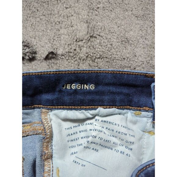 American Eagle Next Level Stretch Jegging Jeans Women's Size 2 Regular Dark Wash - Picture 5 of 14